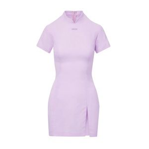 DAWANG LESLEY LINEN MINI DRESS - Lavender